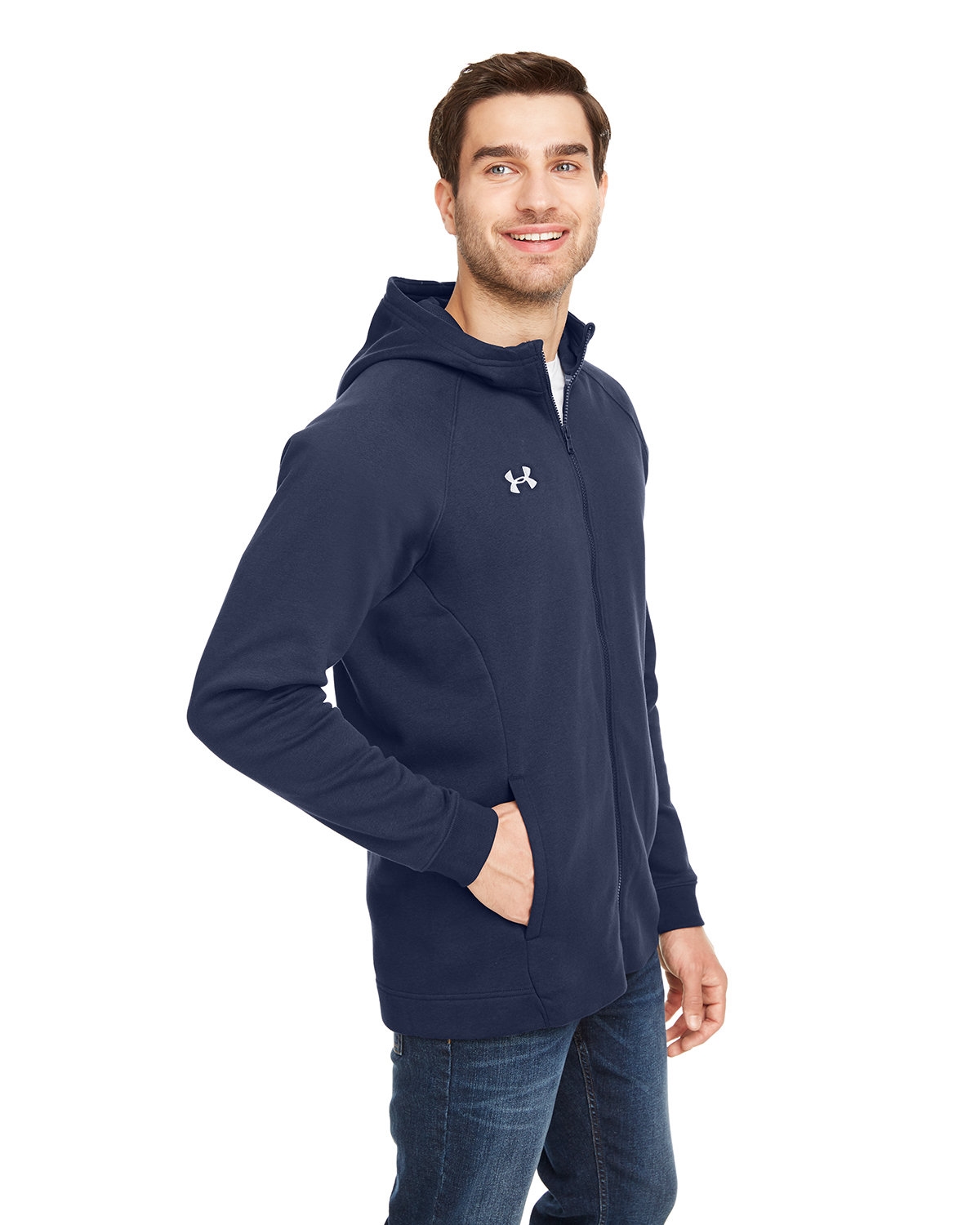 Under Armour 1351313 Men's Hustle Full-Zip Hooded Sweatshirts