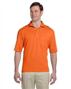 Jerzees 436P 5.6 oz 50/50 Jersey Pocket Polo with SpotShield