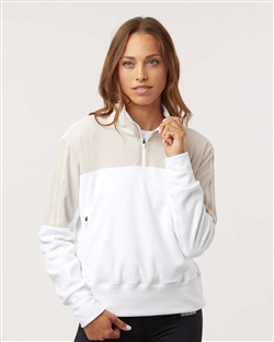 Adidas A601 Women's Fleece Quarter-Zip Pullovers