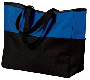 Polyester Zipper Tote Bags Choose a Color