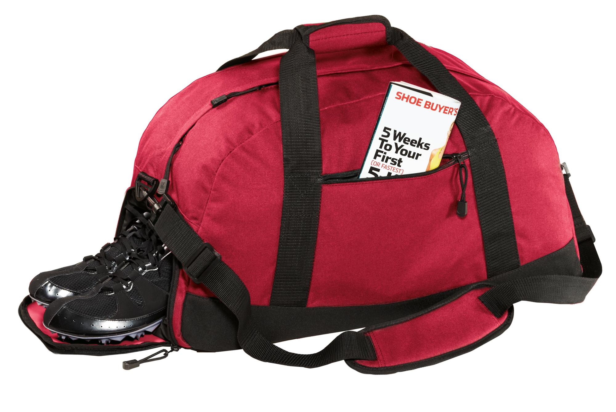 Basics Large Duffel Bag, Red