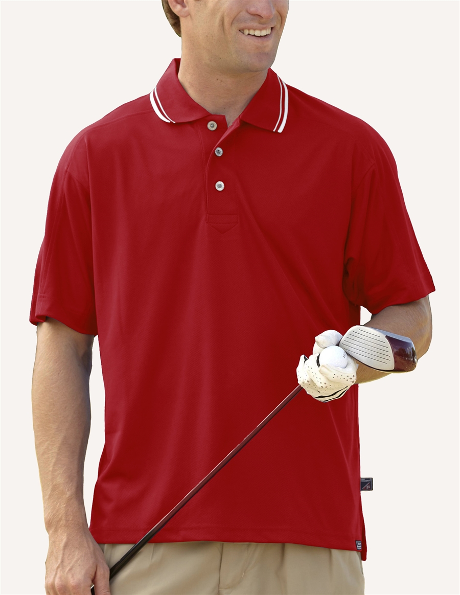 Cruise Control Gear, LLC Collared Jersey Pique Polo | Mens Polos | Cruise Control Gear Pacific Blue / L