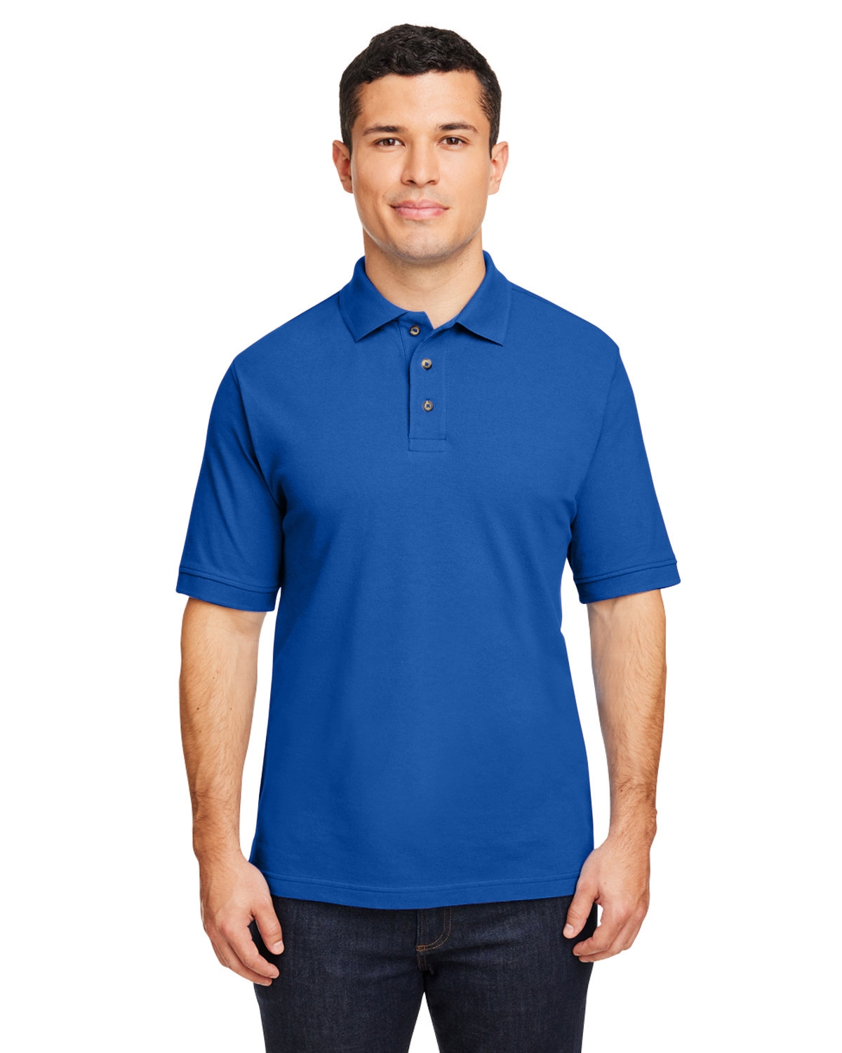 Custom Men's Short Sleeve Pique Polo Shirt