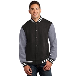 Sport-Tek ST270 Fleece Letterman Jackets. Free shipping available. 30 Day Return Policy.