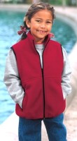 Port & Company Youth R-Tek Fleece Full Zip Vests YJP79