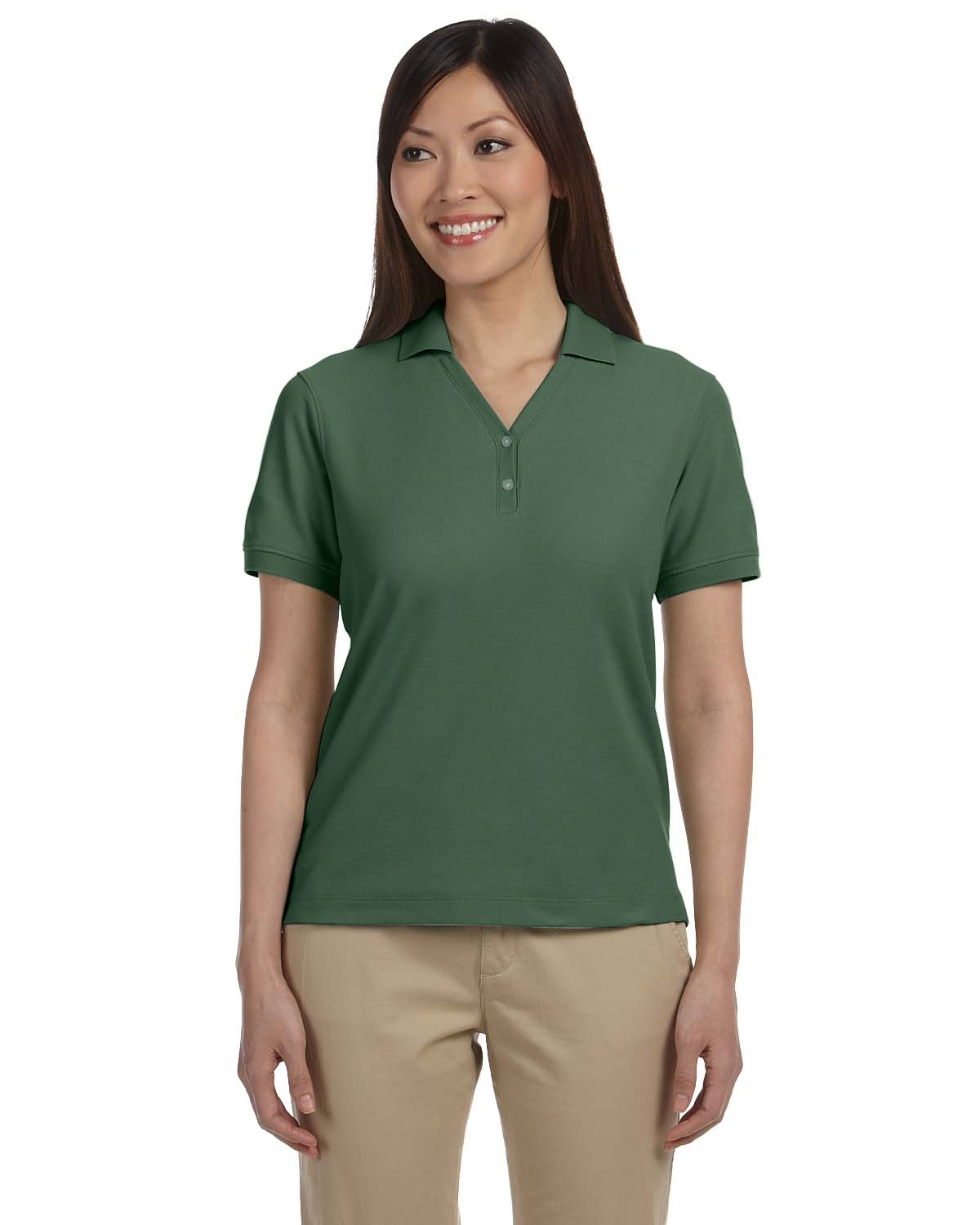 Cub Scouts Ladies Green Pique Polo Shirt Outlet